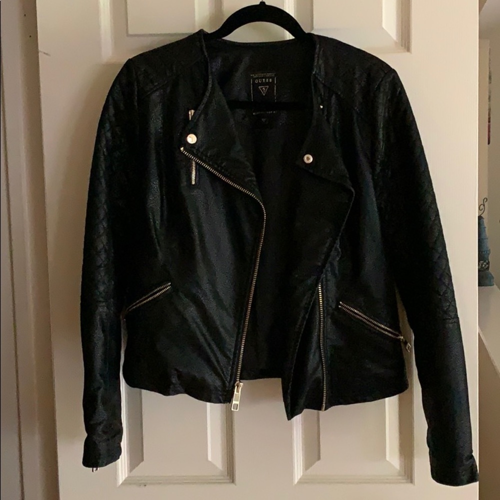 Guess leather jacket